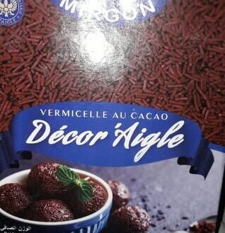 Vermicelle au cacao Decor 'Aigle - 1 kg