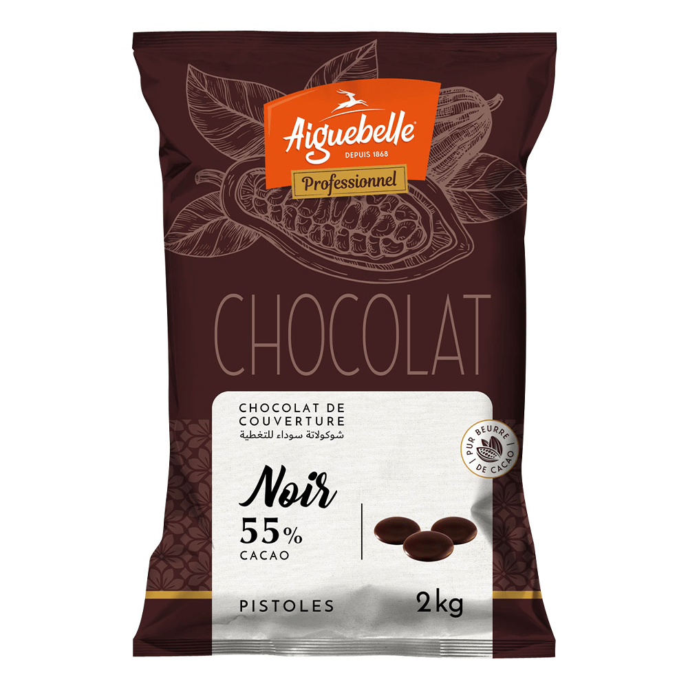 PISTOLES CHOCOLAT NOIR 55% 2k